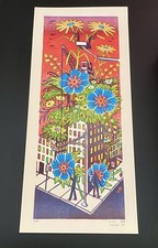 Mint Signed Jim Pollock Limited Ed Spring Construction Art Print (Phish Artist) picture