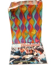 VTG 1967 Disneyland Walt Disney Souvenir Mod Paper Gift Bag & Guide Booklet picture