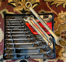 Vintage Craftsman VA USA 14pc SAE 6 Point Combination Wrench Set 1/4