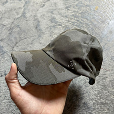 lululemon Men’s Baseball Cap Gray Camouflage Pattern Adjustable One Size picture
