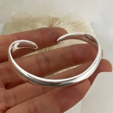 925 Sterling Silver Bracelet for Men & Women, Handmade Vintage Jewelry Gift  picture
