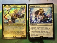 Tidus, Yuna's Guardian Foil & Together Forever Regular - Final Fantasy MTG NM picture