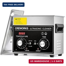 3L Ultrasonic Cleaner with Degas & Gentle Modes, 120W Stainless Steel U picture