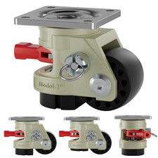 Leveling Casters Wheel Heavy Duty 3300LBS Load Capacity Caster Set of 4 picture