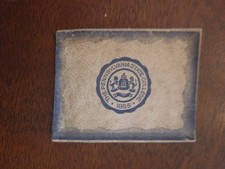 c1910s L20 tobacco / cigarette leather PENN STATE UNIVERSITY 2 Nice... picture