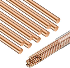 40 Sticks Brazing Rods AWS Bcup-5 15% Silver Solder Phos Copper Brazing Alloys r picture