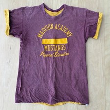 VTG ‘60s Champion Reversible Tshirt Madison Academy Mustangs picture