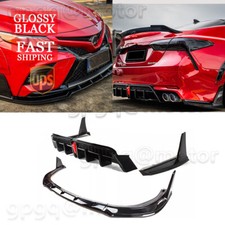 For Camry SE XSE 2018-24 Yofer V2 Style Winglet Front Lip & Rear Bumper Diffuser picture