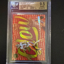 2021 Super Glow Sports Glow Gold Lava Trevor Lawrence Rookie Beckett 9.5 7/10 picture