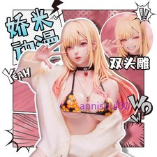 NEW My Dress-Up Darling Marin Kitagawa Double Head Figure 18cm PVC Statue Anime picture