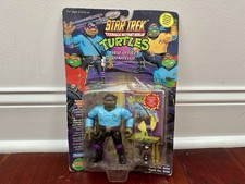 Vintage Star Trek TMNT First Officer Donatello Playmates 1994 - New On Card picture