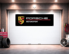 Porsche Motorsport Racing Banner Garage Wall Decor picture