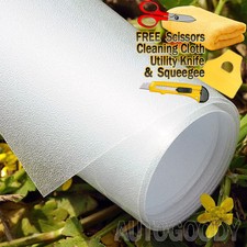 Frosted Glass Film Static Cling Office Bedroom Bathroom Home Window Tint White picture