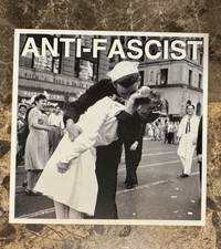 Patriotic USA Anti-Fascist 5” Sticker picture