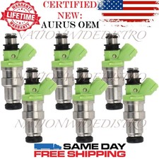 6x NEW Aurus Fuel Injectors for 1989-1992 Toyota Cressida Supra 3.0L L6 picture
