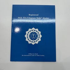 Registered Holy Fire ll Karuna Reiki Master Training Manual by William Lee Rand picture