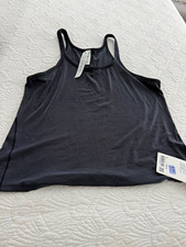 Lululemon Softstreme Drapey Tank Top Women’s XL Black Sleeveless Scoop Neck picture