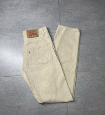 VINTAGE 1991 Levi's 501 XX Beige Jeans Made in USA W30 L32 picture