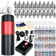 Tattoo Kit Tattoo Machine 40 Mixed Tattoo Cartridge Needles 24 Immortal Tattoo picture