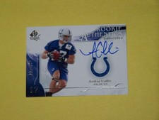 2009 SP AUTHENTIC AUSTIN COLLIE AUTO RC - BRIGHAM YOUNG UNIVERSITY - BYU WR /799 picture