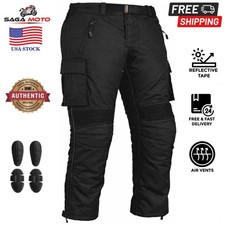 Men's Motorcycle Trousers Cordura Textile CE Approved Motorbike Pants For Riding picture