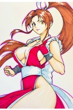 Fatal Fury: Mai Shiranui - 7x10 Original Art by Raphael Serrano - NOT a Print picture