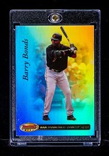 Barry Bonds REFRACTOR HOLO PRIZM CARD San Francisco Giants picture