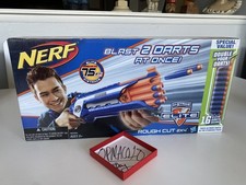 Nerf N-Strike Elite Rough Cut 2x4 Dart Shotgun Blaster Multishot Madness Sealed picture