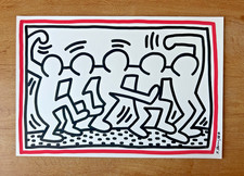 Keith Haring original drawing Foundation Seals 1988 picture
