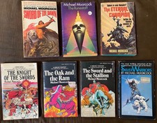 MICHAEL MOORCOCK Lot of 7 Vintage 1st Ed. Paperbacks 1968-1974  ALL EX UNREAD picture