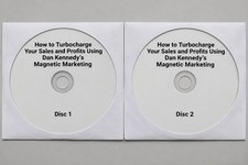 Dan Kennedy Magnetic Marketing Audio CDs Discs 1 & 2 Turbocharge Sales & Profits picture