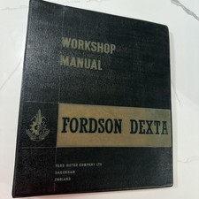 1958 Fordson Dexta Tractors Workshop Manual 10 Sections Binder picture
