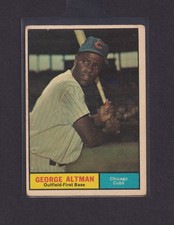 1961 Topps High # George Altman #551 Chicago Cubs picture
