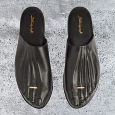 Unisex Schiaparelli  Style Black Slippers. With Box and Dust bag. picture