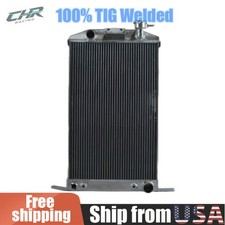 Aluminum Radiator for 1937 1938 1939 Ford Street / Hot Rod w/350 Chevy V8 auto picture