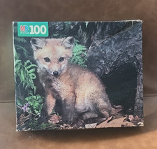 NIB Vintage 1994 Milton Bradley Red Fox USA 100 Piece Junior Jigsaw Puzzle picture