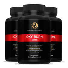 (3 Bottle) Official Oxy Burn Elite Fat Loss Weight Management & Belly Fat Burn picture