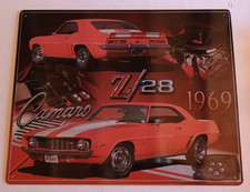 1969 Camaro Z/28, Metal Tin Sign Wall Decor 15 x 12 In picture