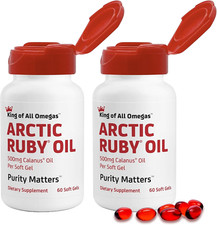Immunocorp Arctic Ruby Oil 500mg Calanus Omega 3 120 Softgel Heart Immune Health picture