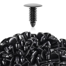 100Pcs 8mm Bumper Clips Auto Car Hole Plastic Rivets Fastener Retainer Clips Fen picture