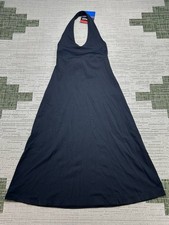 Patagonia Morning Glory Dress Womens Small Black Blouson Midi New picture