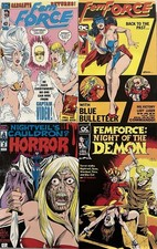 FemForce Mixed Lot #38,#43, Cauldron of Horror #3, Night Of The Demon(AC Comics) picture