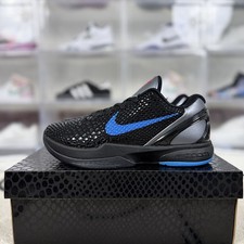 429659-016 NK Zoom Kobe 6 Dark Knight Black Blue Men's Sze 7-14 picture
