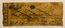 Union Bank of Maryland Baltimore MD $20 obsolete currency note picture