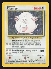 Chansey 003/102 Base Set Holo MP picture