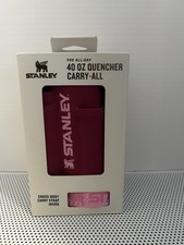 Stanley The All Day 40 oz Quencher Carry-All - Peony - New In Box picture