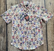 RSVLTS SPOOKY DROPZONE LIL KUNUWEEN KUNUFLEX SHIRT MULTI MENS SMALL NEW picture