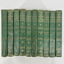 Complete 10 Vol Set The Wit and Humor of America Marshall P Wilder 1911 Funk & W picture