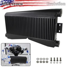 Universal Twin Turbo Intercooler 3in Outlet 2.5in Inlet 400-800HP + Mount Bolts picture