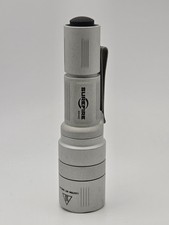SureFire EB1C-B-SL, 300 & 5 Lumens Dual Output Flashlight, Silver, RARE picture